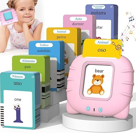 Tarjetas didácticas parlantes bilingües