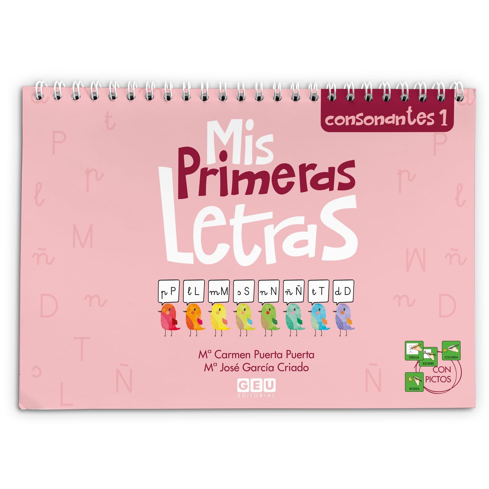 Libro didáctico Mis Primeras Letras 1 Consonantes